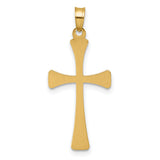 14k Polished Religious Cross Pendant