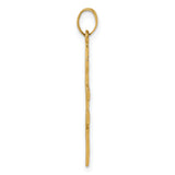 14k Polished Eastern Orthodox Cross Pendant