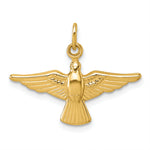 14k Polished Dove Pendant