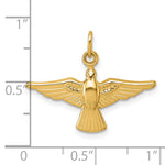14k Polished Dove Pendant