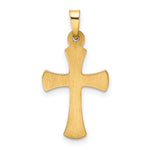14k Hollow Cross Pendant