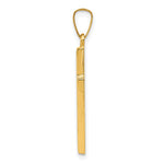 14k Hollow Cross Pendant