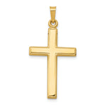 14k Hollow Cross Pendant