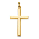 14k Hollow Cross Pendant