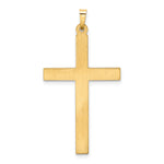 14k Hollow Cross Pendant