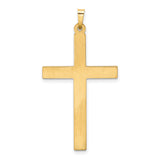 14k Hollow Cross Pendant