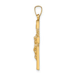 14k INRI Hollow Crucifix Pendant