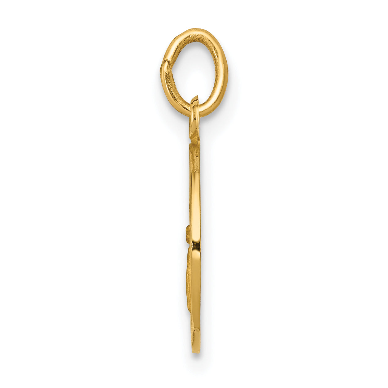 14k Guardian Angel Medal Charm