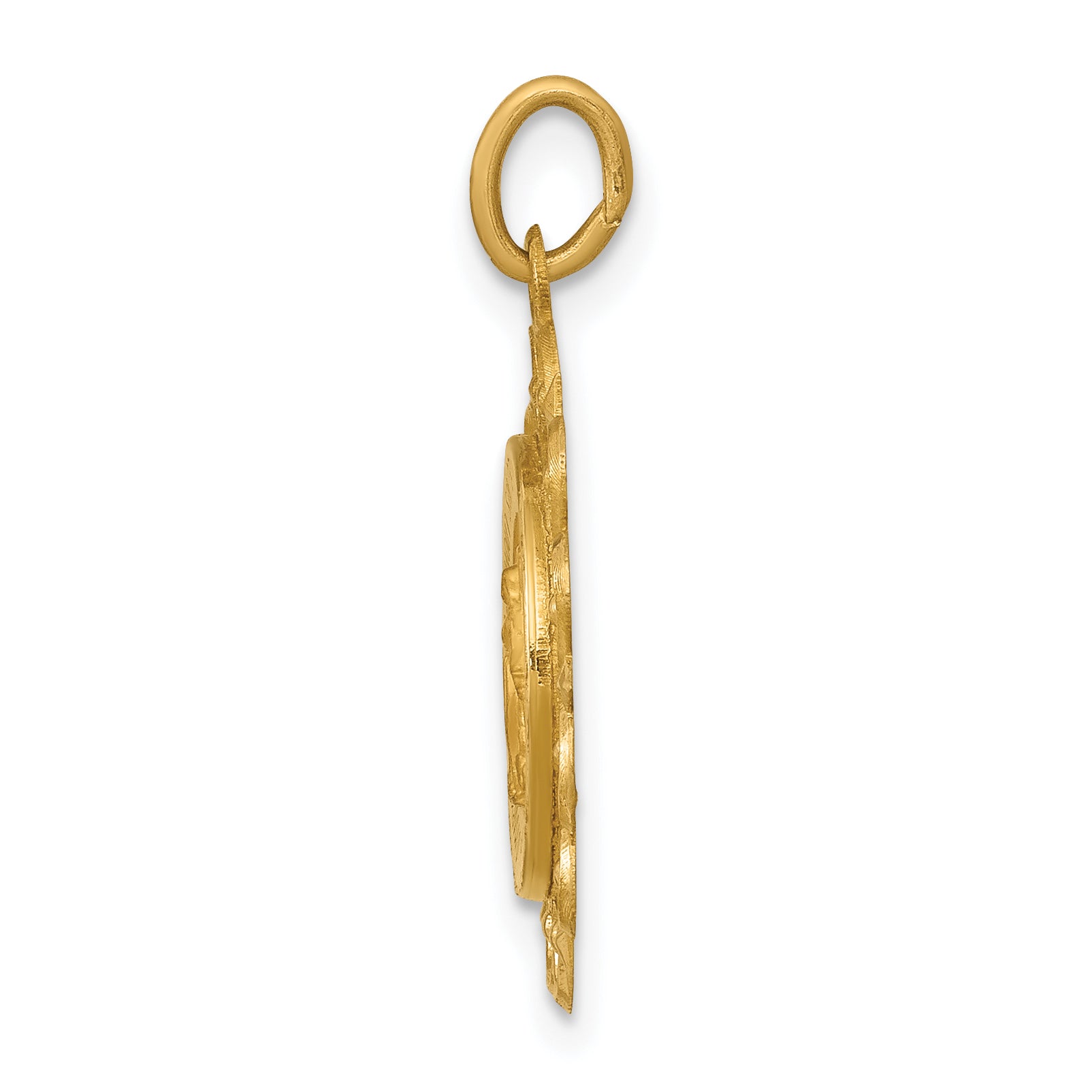 14k Miraculous Medal Charm