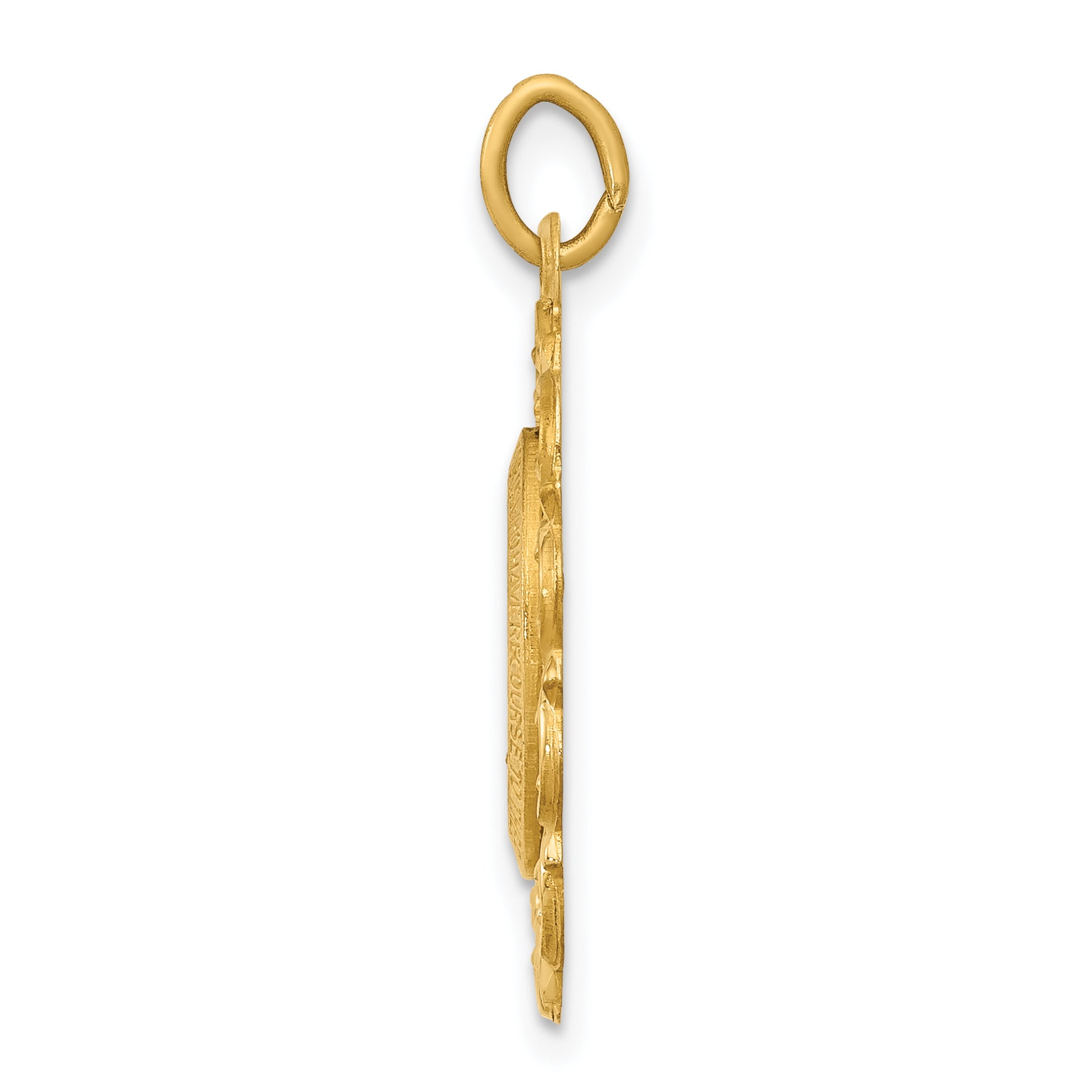 14k Miraculous Medal Charm