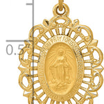 14k Miraculous Medal Charm