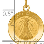 14k Our Lady of Loreto Medal Charm
