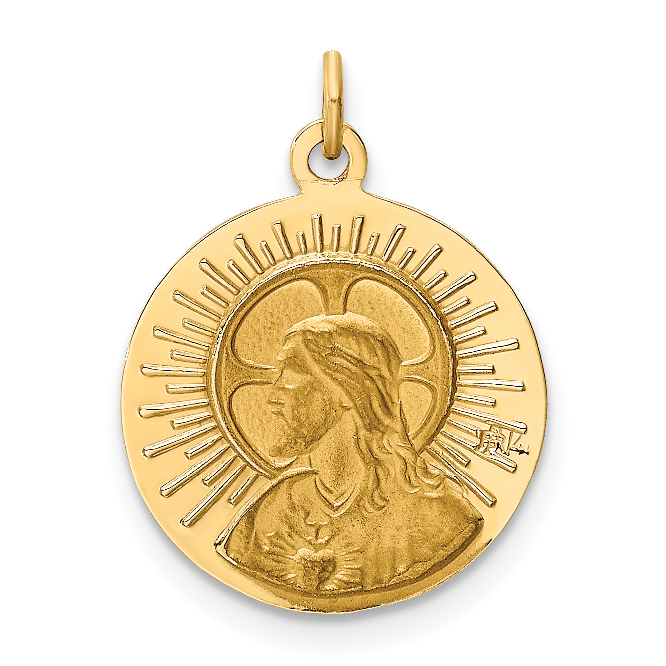 14k Matka Boska Medal Charm