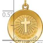 14k Confirmation Medal Charm