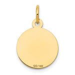 14k Holy Communion Disc Charm