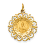 14k Sacred Heart of Jesus Medal Charm