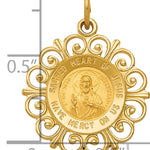 14k Sacred Heart of Jesus Medal Charm