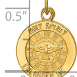 14k Holy Spirit Medal Charm