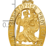 14k Saint Christopher Medal Pendant