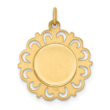 14k Saint Francis of Assisi Medal Pendant