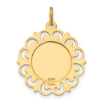 14k Saint Anne Medal Charm