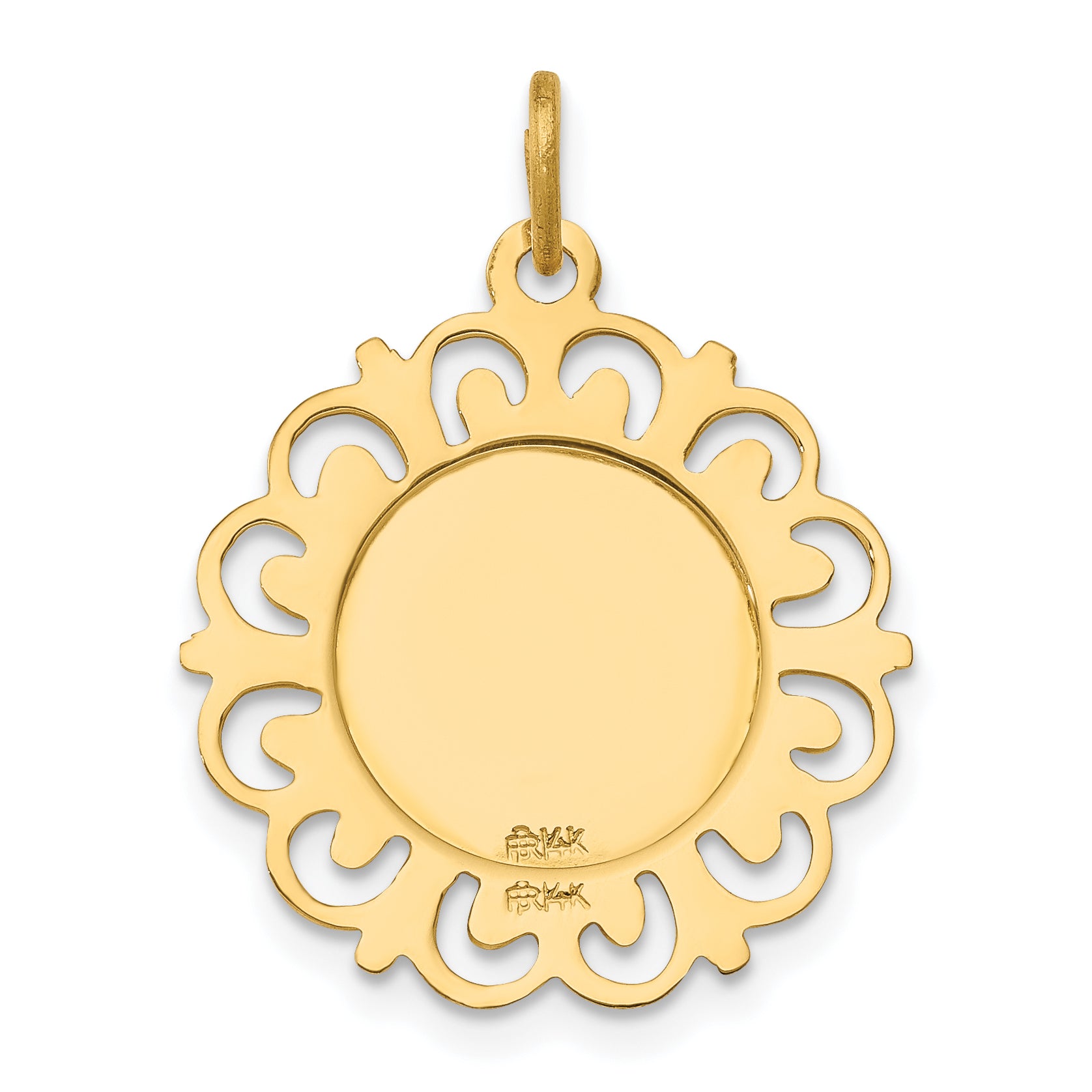 14k Saint Anne Medal Charm