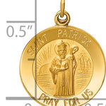14k Saint Patrick Medal Charm