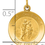 14k Saint John Baptist Medal Charm