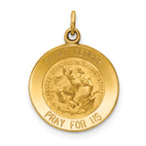 14k Saint George Medal Charm