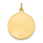 14k Saint George Medal Charm