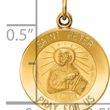 14k Saint Peter Medal Charm