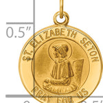 14k Saint Elizabeth Seton Medal Charm