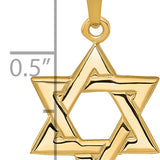 14k Star of David Pendant