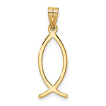 14k Ichthus Fish Charm