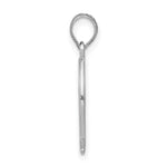 14k White Gold Ichthus Fish Pendant