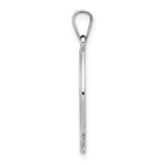 14k White Gold Ichthus Fish Pendant