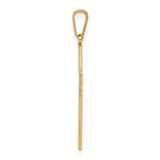 14k Cross Pendant