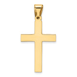 14k Polished Cross Pendant