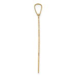 14k Eastern Orthodox Cross Charm