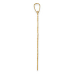 14k Eastern Orthodox Cross Pendant
