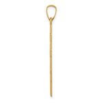 14K Eastern Orthodox Cross w/Heart Pendant
