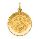 14k Our Lady of San Juan Medal Pendant