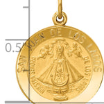 14k Our Lady of San Juan Medal Pendant