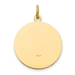 14k Saint Andrew Medal Pendant