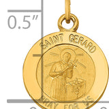 14k Saint Gerard Medal Charm