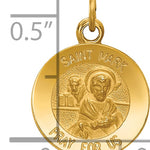14k Saint Mark Medal Charm