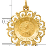 14k Our Lady Of The Assumption Medal Pendant