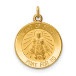 14k Infant of Prague Medal Charm