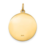 14k Saint Luke Medal Pendant