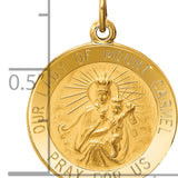 14k Our Lady of Mt. Carmel Medal Charm